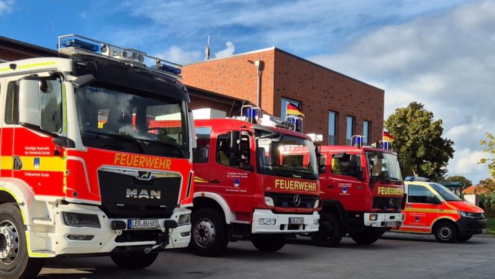 Die freiwilligen Feuerwehren Bunderhee und Bunde wurden gestern in die Steinhausstraße gerufen.  © Feuerwehr Bunde
