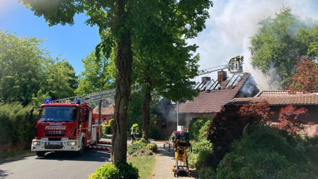 Großbrand in Papenburg: Auch Wehr Weener vor Ort