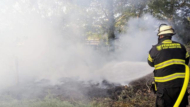 Brand in der Nachbarschaft der Feuerwehr