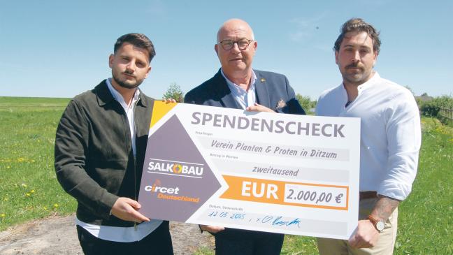 2000 Euro für »Planten & Proten« gespendet