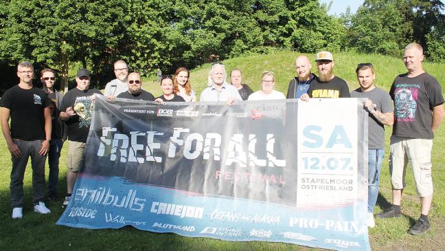 Festival-Crew ist heiß auf nächste Park-Party