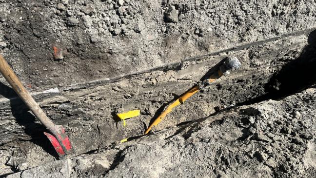Bei Bauarbeiten wird Gasleitung beschädigt