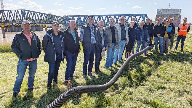 Deichacht testet Schilf-Schwund in Nendorp