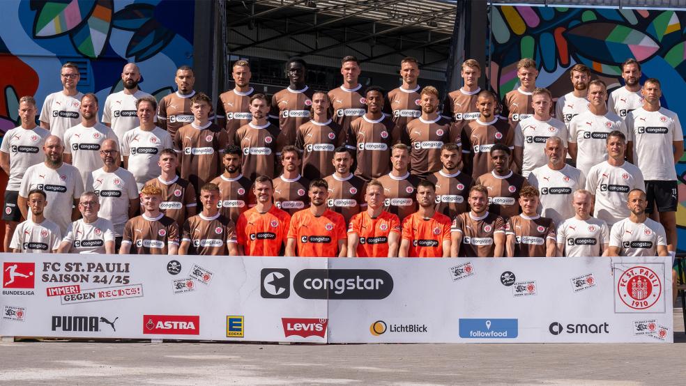 Der FC St. Pauli hat als Tabellen-14. in der gerade beendeten Bundesliga-Saison abgeschlossen und kommt am 6. Juli nach Aurich.  © Foto: privat