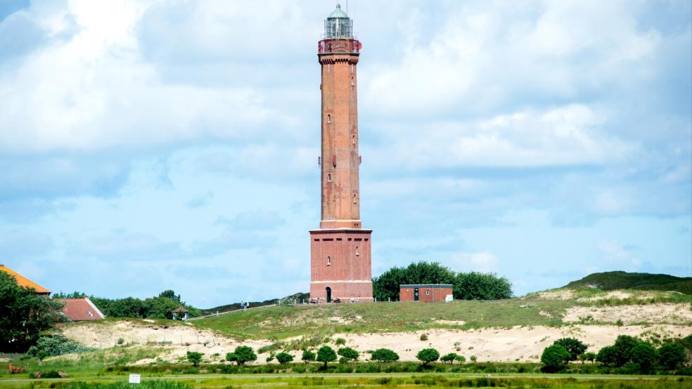 Der Leuchtturm auf der Insel Norderney. © Dittrich (dpa)