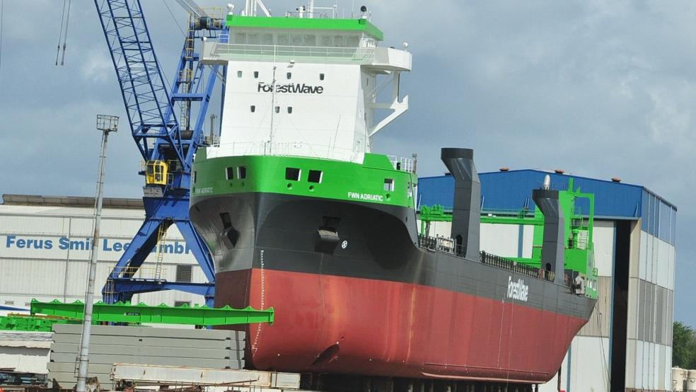 Die "FWN Adriatic" wurde im Auftrag der Reederei Forrestwave Navigation gebaut. © Foto: Wolters