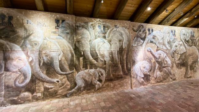 Tierische Kunst in der Scheune