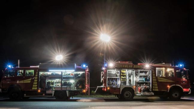 Feuerwehr im Einsatz in Seniorenresidenz