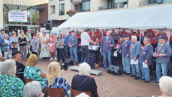 Bingumer Shanty-Chor beim Festival in Winschoten