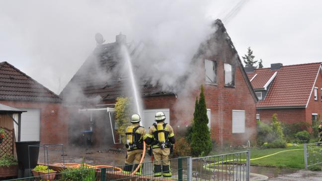 Dachstuhlbrand in Heisfelde