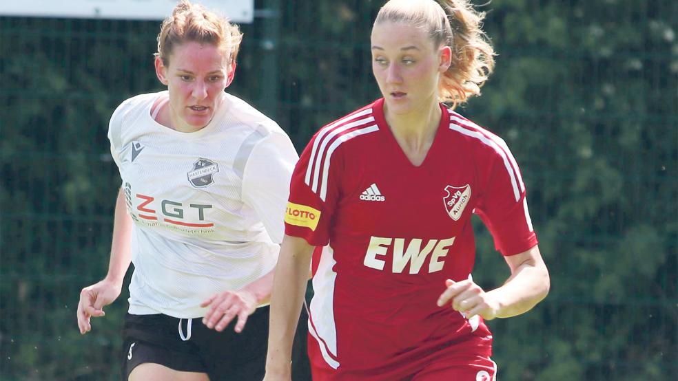 Für die Auricherinen um Leonie Kreuz war im Finalspiel oft kein Durchkommen.  © Foto: NFV