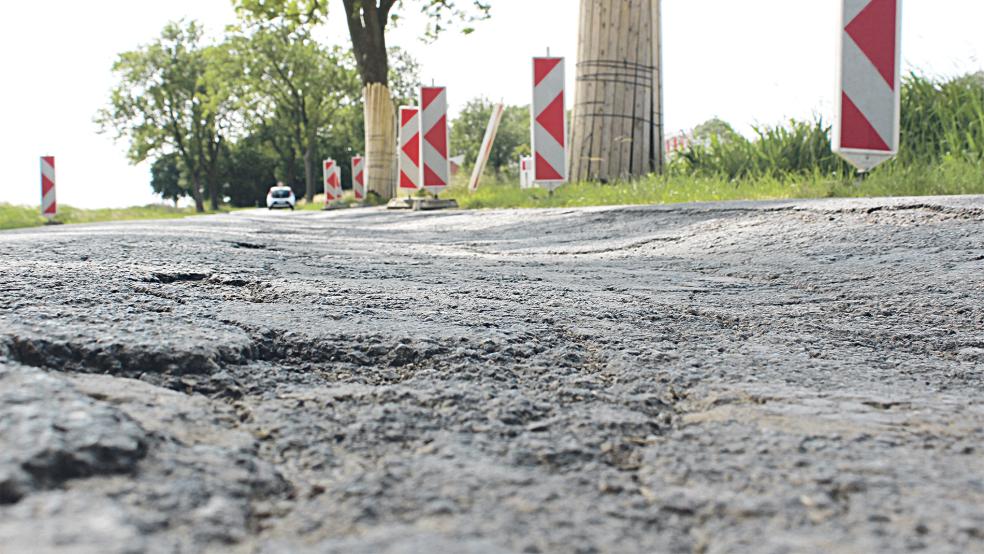 Die Straßen wie hier in Bunderneuland werden durch die Arbeiten von Amprion in Mitleidenschaft gezogen.  © Foto: Berents