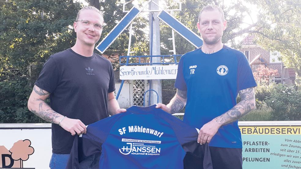 Pascal Walker (rechts) freut sich, Joost Diepen in seinem Team begrüßen zu können.  © Foto: Berents