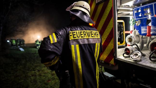 Einfamilienhaus nach Brand einsturzgefährdet