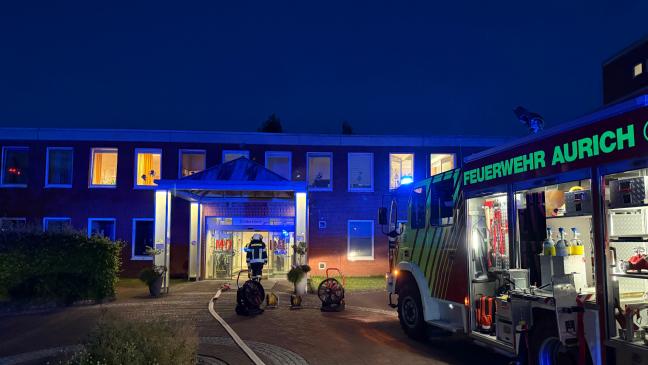 Feuerwehr-Großeinsatz im Krankenhaus