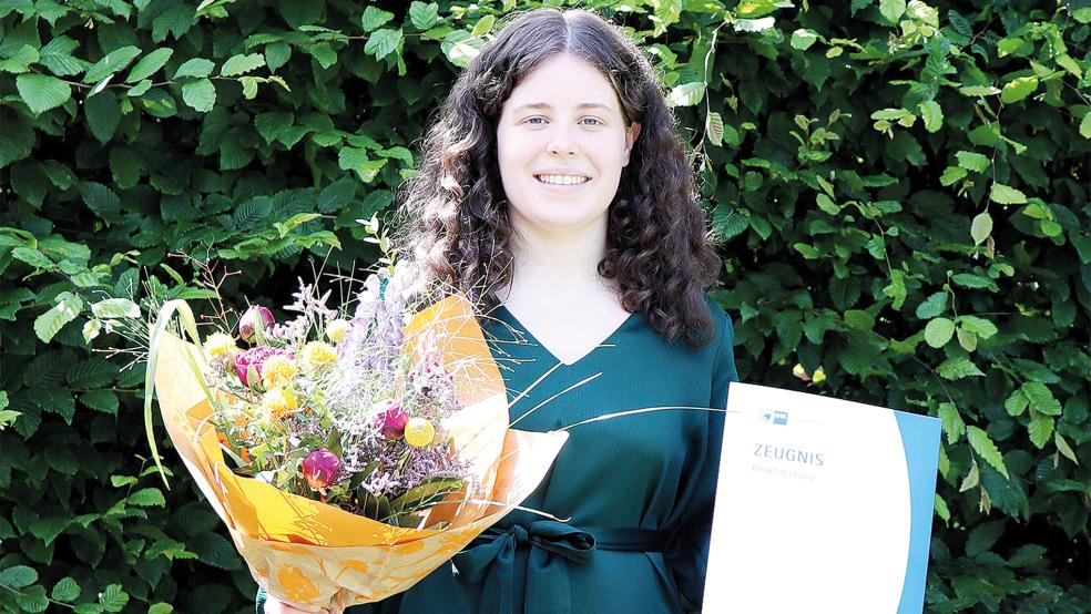 Marike Behrends erreichte die Bestnote 1,0.  © Foto: privat