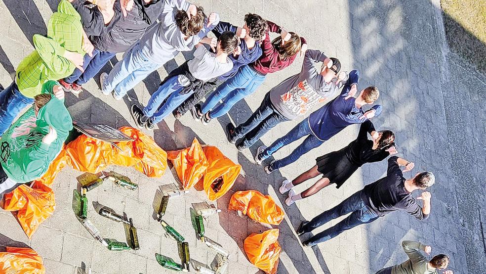 Mit diesem Foto siegte die Greta-Schoon-Schule beim Fotowettbewerb.  © Foto: privat