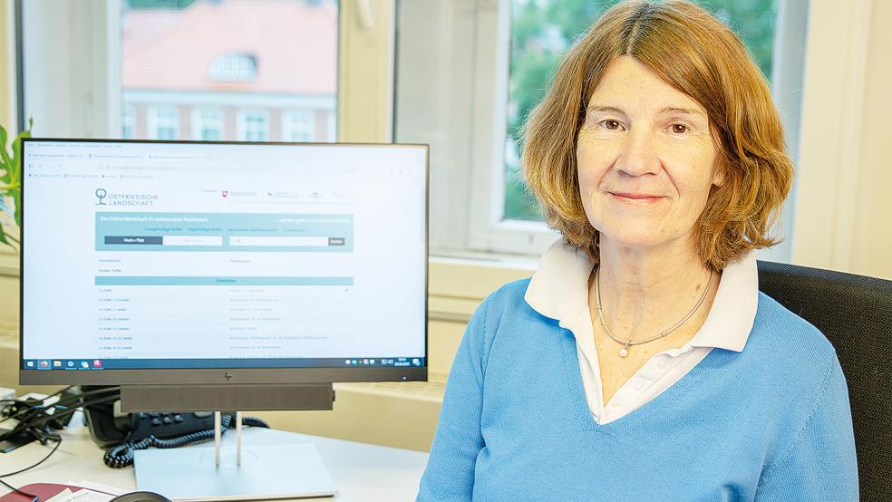 Elke Brückmann vom »Plattdüütskbüro« hat das plattdeutsche Online-Wörterbuch von Beginn an betreut und erweitert.  © Foto: privat