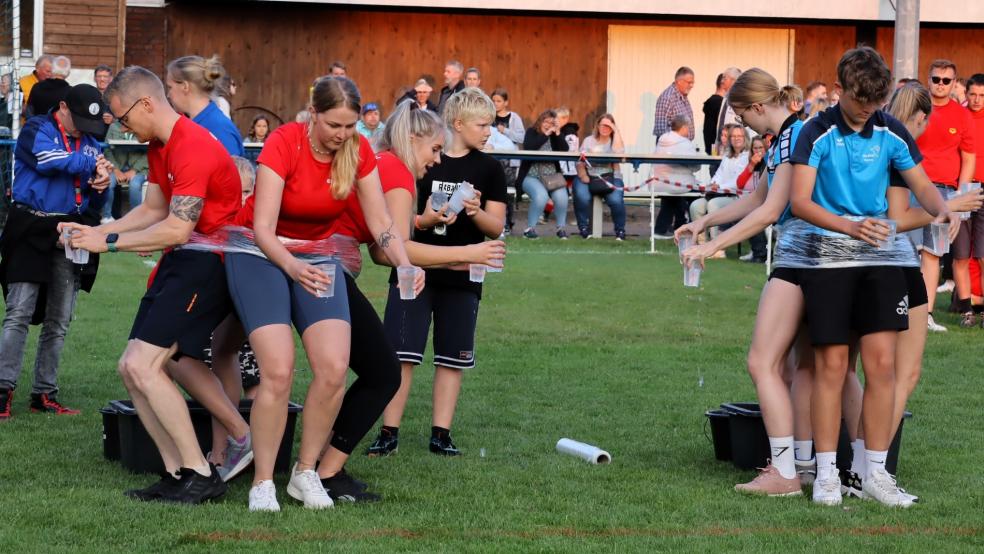 Wasserspiele sind beim Spiel ohne Grenzen traditionell beliebt. © Ammermann
