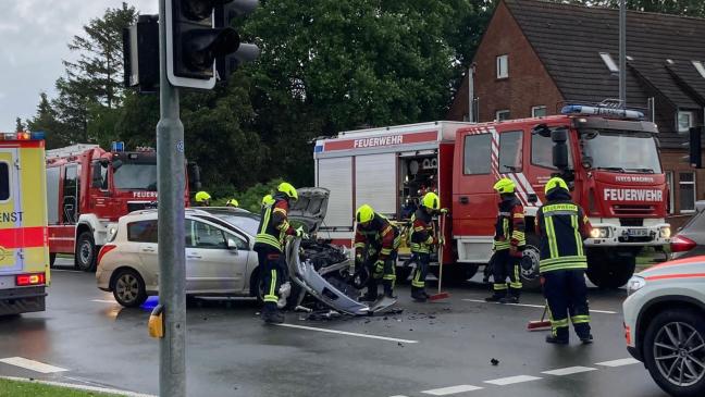 Ein Schwerverletzter bei Zusammenstoß