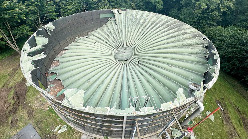 Der alte Speicher soll bis Ende des Jahres durch einen Neubau ersetzt werden.  © Foto: Stadt Papenburg