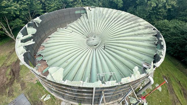 Abwasserspeicher wird fit gemacht