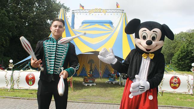 Zirkus feiert Premiere in Bunde