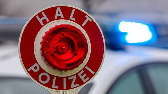 Mit 2,5 Promille von der Polizei gestoppt