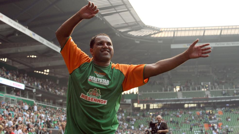 Ailton wird in Heisfelde die Werder-Traditionsmannschaft anführen, zu der noch einige weitere Hochkaräter gehören. © dpa