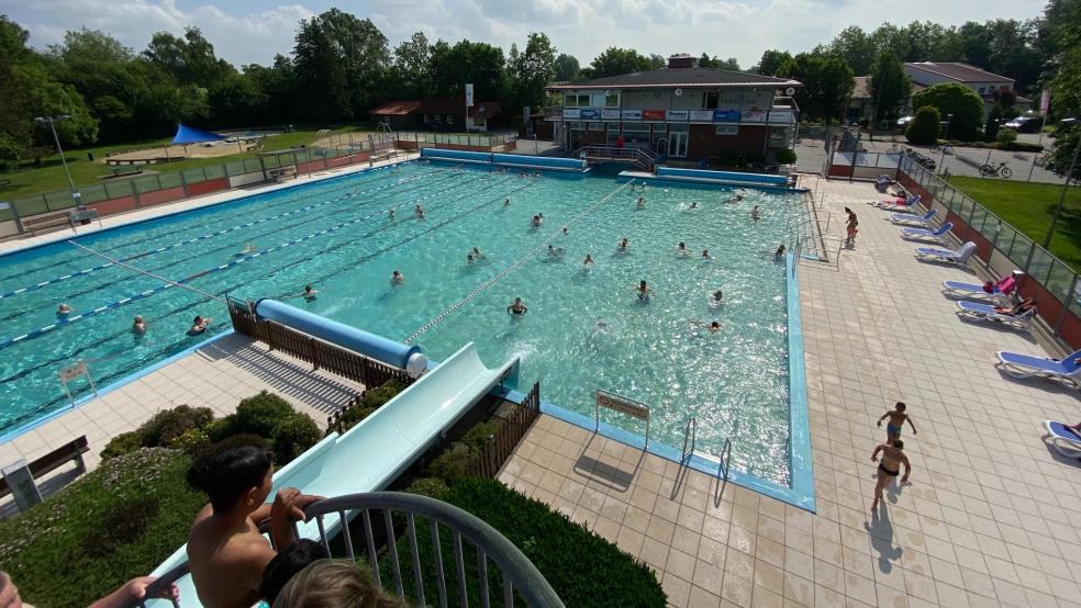 Im Friesenbad hat es einen Polizeieinsatz gegeben. © Kuper/Archiv