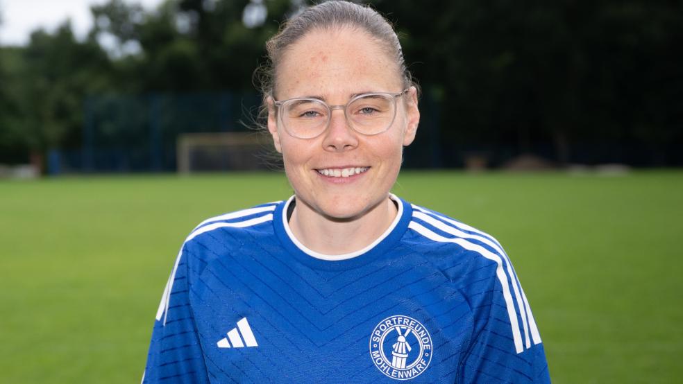Jana Heikens überzeugte in Brinkum nicht nur mit ihren beiden Toren. © Bruins