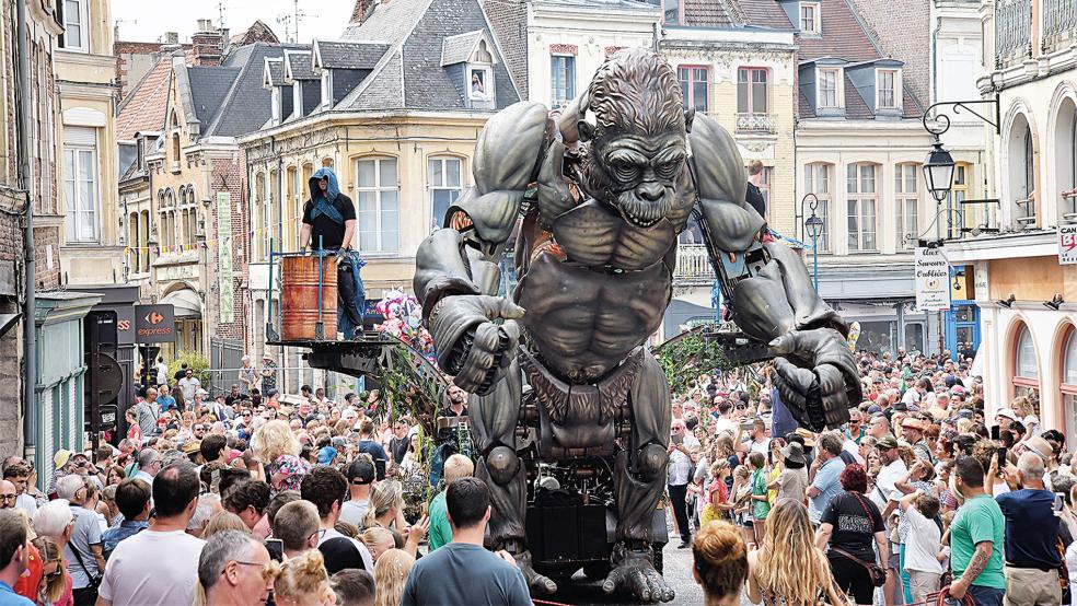 Auch der Gorilla des Street-Art-Unternehmens »Planete Vapeur« aus dem südfranzösischen Nizza wird das Publikum im niederländischen Winschoten in seinen Bann ziehen.  © Foto: Planete Vapeur