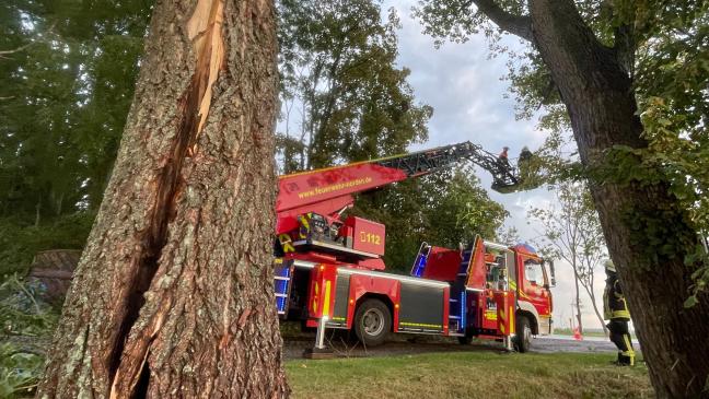 Drei Feuerwehreinsätze nach Sturmtief