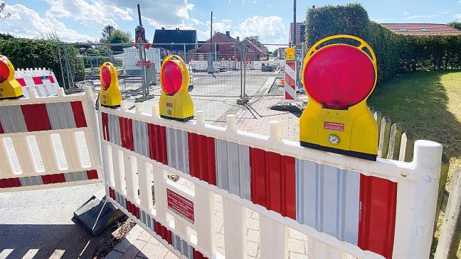 Bahnübergänge in Weener länger gesperrt 