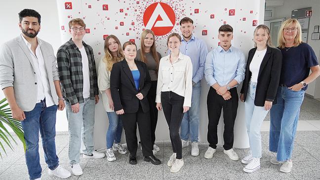 Ausbildungsstart bei der Agentur für Arbeit