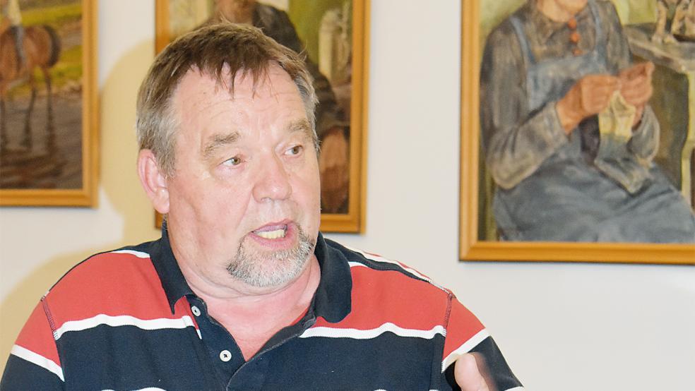 Johann Dieter Hilbrands berichtete dem Ausschuss über die Arbeit des Seniorenbeirates.  © Foto: Kuper