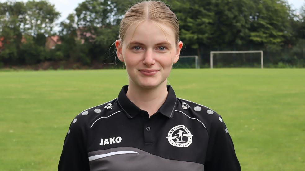 Maja Dannen traf früh per Elfmeter zur Führung der SG Leer 04/Bingum. © Ammermann