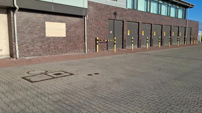 Parkplatz am Emssperrwerk bald gesperrt