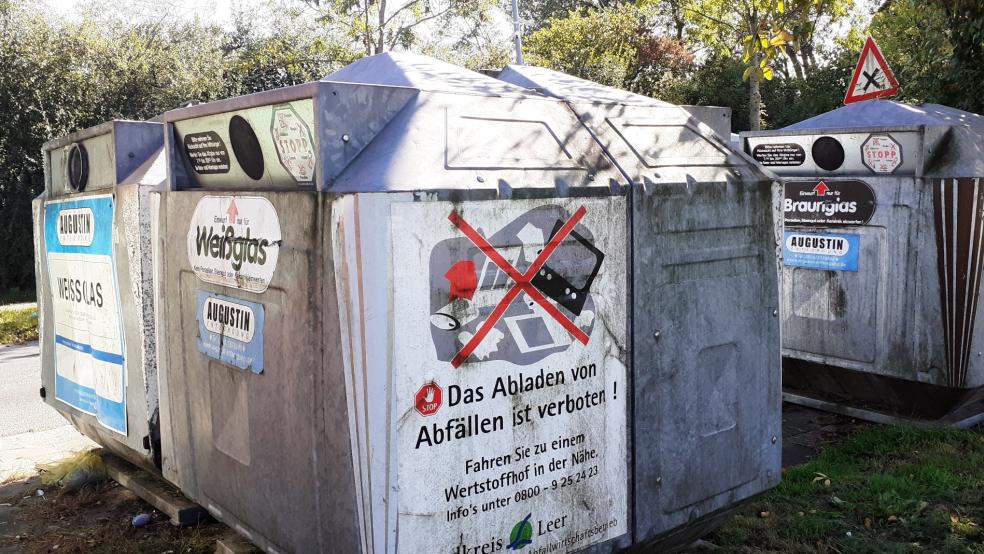 Bei den Container in der Straße "Kleiner Bollen" ist bereits eine Kamera installiert. © Foto: Berents
