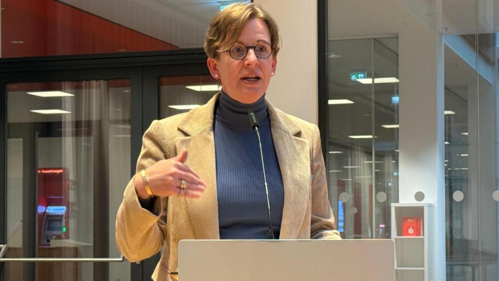 Grietje Oldigs-Nannen kritisiert die Entscheidung des SPD-Kreisvorstandes, Landrat Matthias Groote den Rücken zu stärken. © Privat
