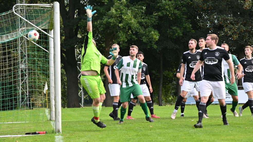 Das Tor zum 1:0 von Benjamin Olthoff sollte Stapelmoor nicht reichen. © Bruins