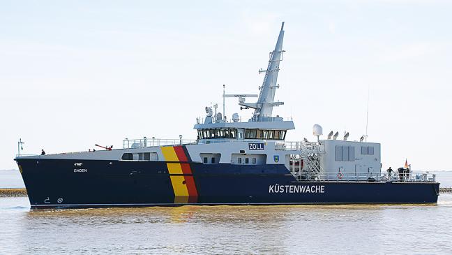 Zoll stellt die »Emden« in Dienst