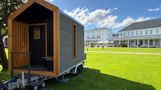 Auf Norderney stehen nun Mini-Häuser - aber nicht zum Wohnen