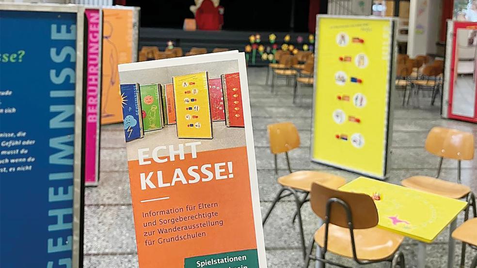 An der Wanderausstellung »Echt klasse« nahmen mehrere Rheiderländer Grundschulen teil.  © Foto: privat