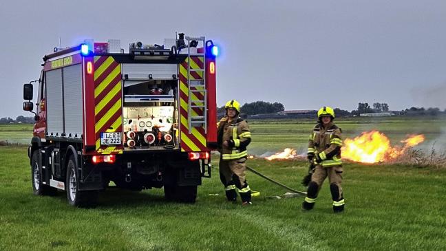 Böschung brannte auf 150 Meter Länge