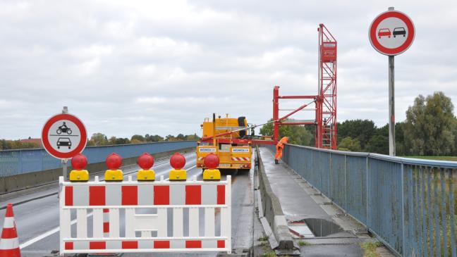 Ledabrücke ist heute und morgen für Fahrzeuge gesperrt