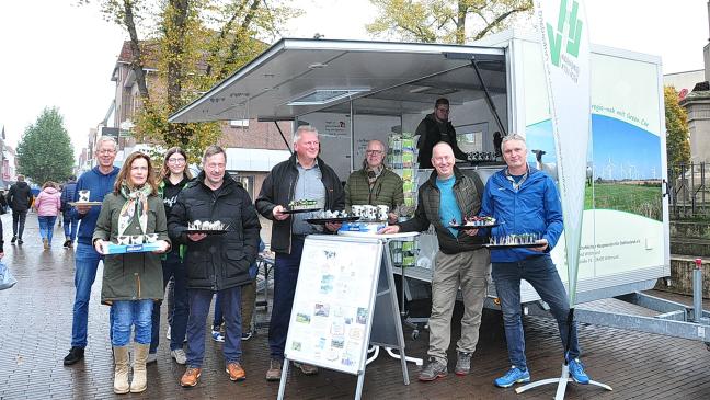 »Milch-Tankstelle« in der Fußgängerzone von Leer