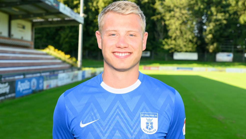 Malte Maas erzielte das 0:2 für Papenburg. © Bruins