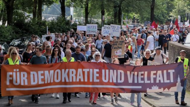 Protest unter dem Motto »Wir sind das Stadtbild«
