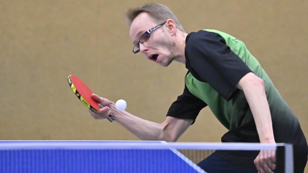 Bengt Klußmann siegte in seinem Doppel mit Max Onno van der Laan und gewann auch seine beiden Einzelspiele. © Bruins